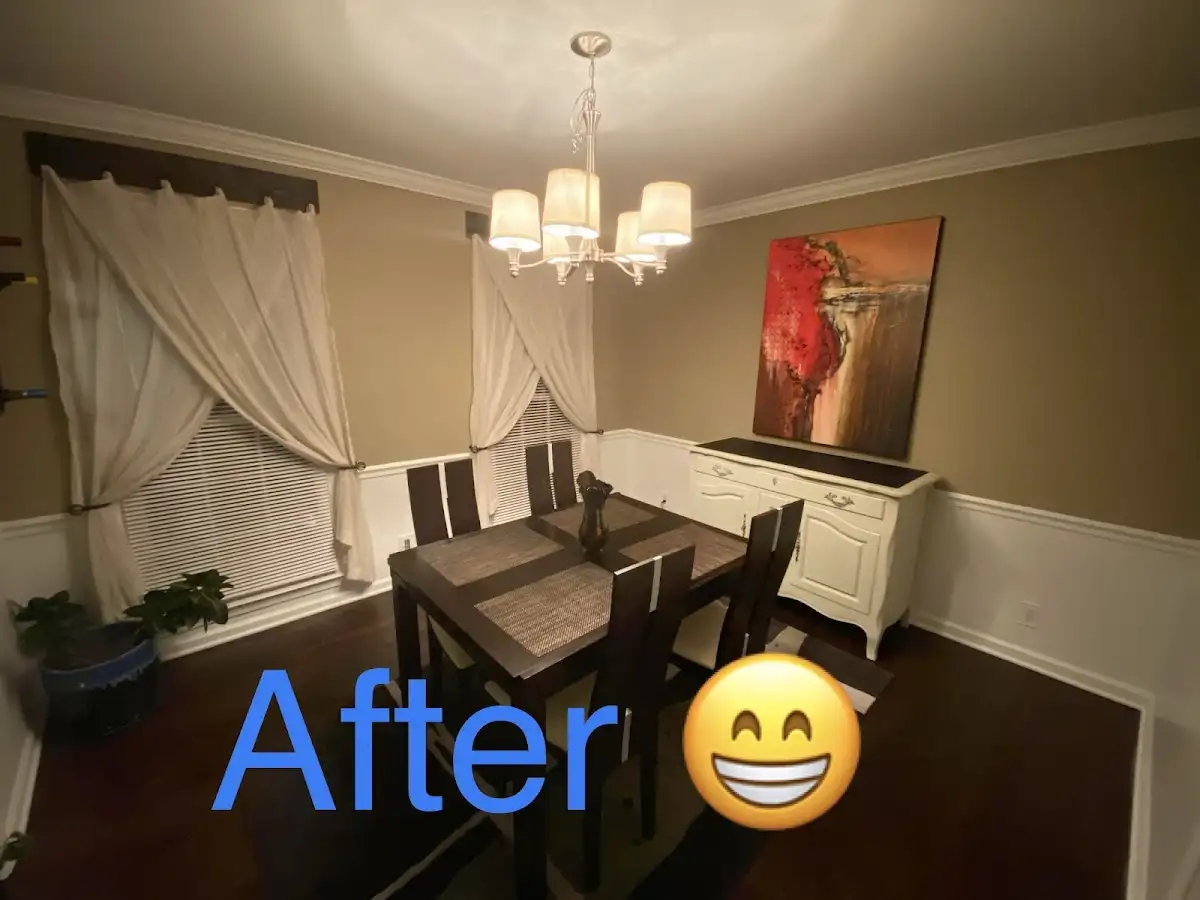 Professional dining room restoration after water damage in Lancaster